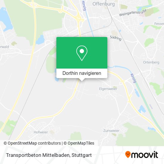 Transportbeton Mittelbaden Karte