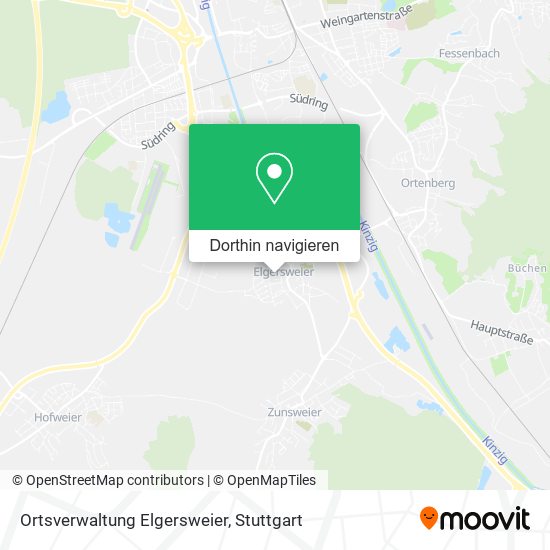 Ortsverwaltung Elgersweier Karte