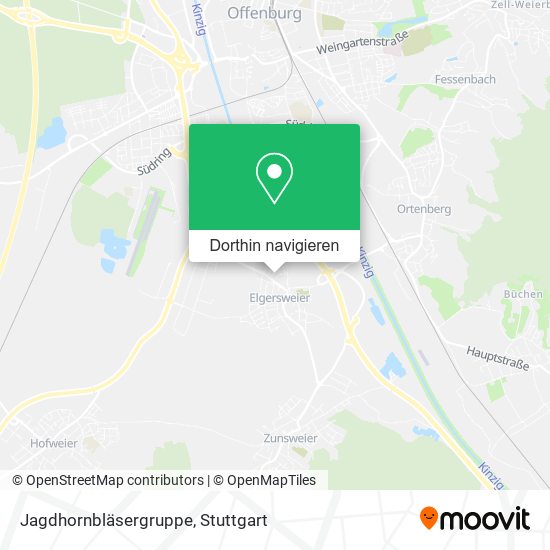 Jagdhornbläsergruppe Karte