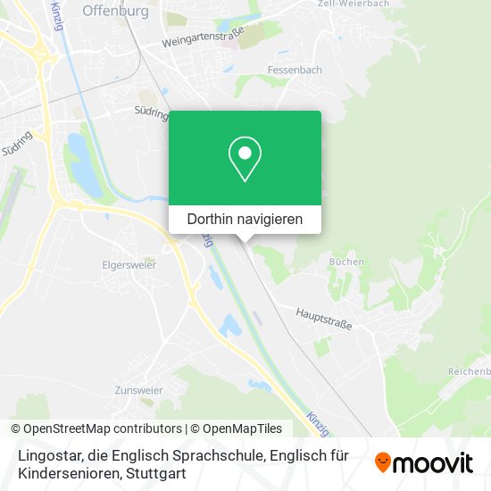 Lingostar, die Englisch Sprachschule, Englisch für Kindersenioren Karte