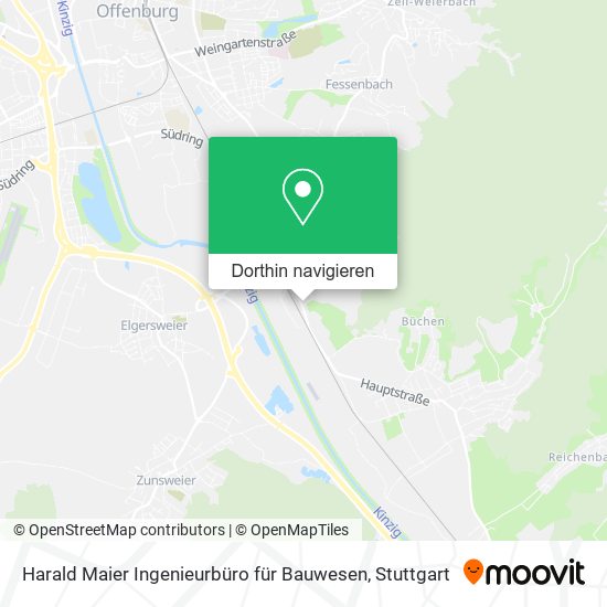 Harald Maier Ingenieurbüro für Bauwesen Karte