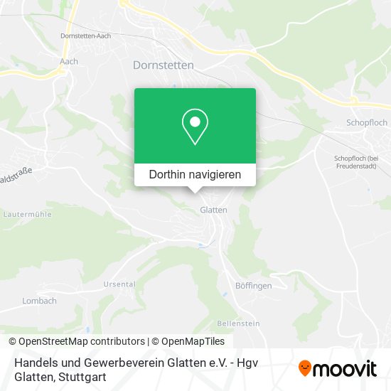 Handels und Gewerbeverein Glatten e.V. - Hgv Glatten Karte