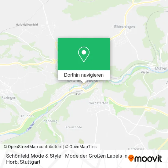 Schönfeld Mode & Style - Mode der Großen Labels in Horb Karte