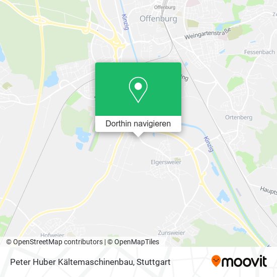 Peter Huber Kältemaschinenbau Karte