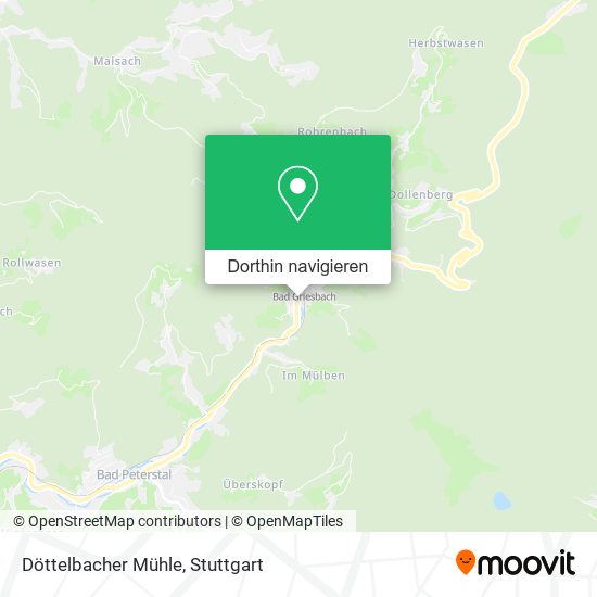 Döttelbacher Mühle Karte