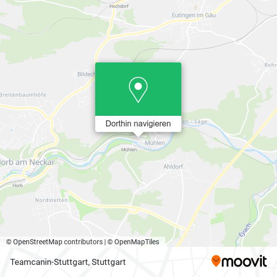 Teamcanin-Stuttgart Karte