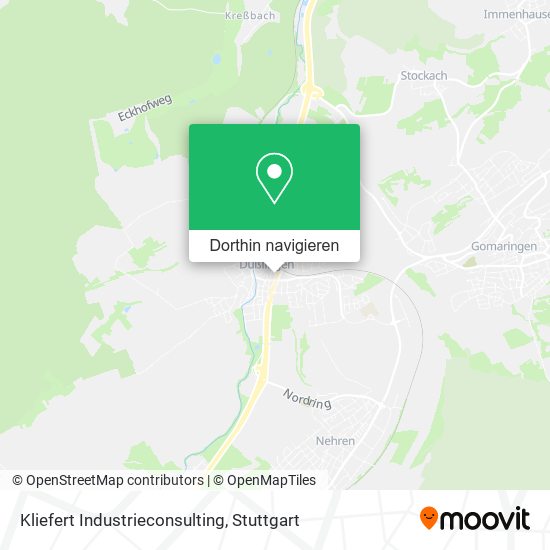 Kliefert Industrieconsulting Karte