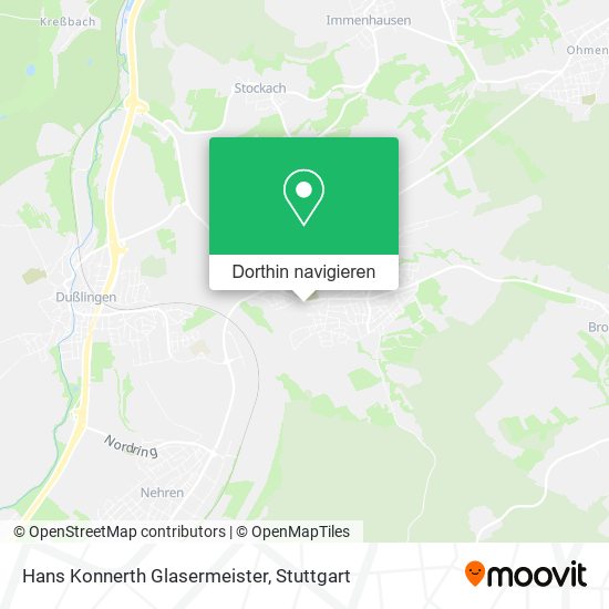 Hans Konnerth Glasermeister Karte