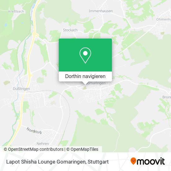 Lapot Shisha Lounge Gomaringen Karte