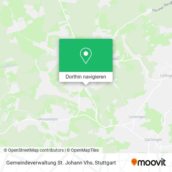 Gemeindeverwaltung St. Johann Vhs Karte