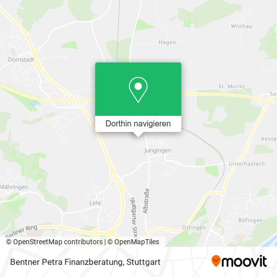 Bentner Petra Finanzberatung Karte