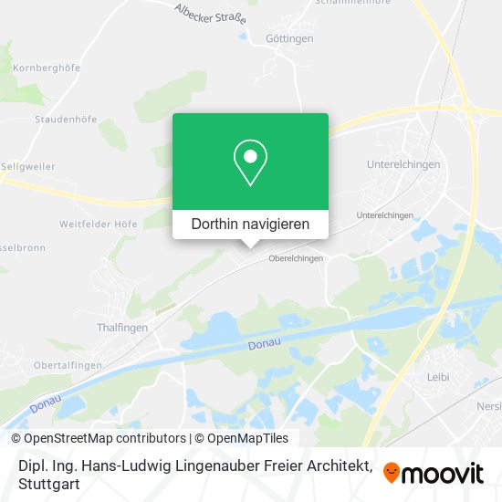 Dipl. Ing. Hans-Ludwig Lingenauber Freier Architekt Karte