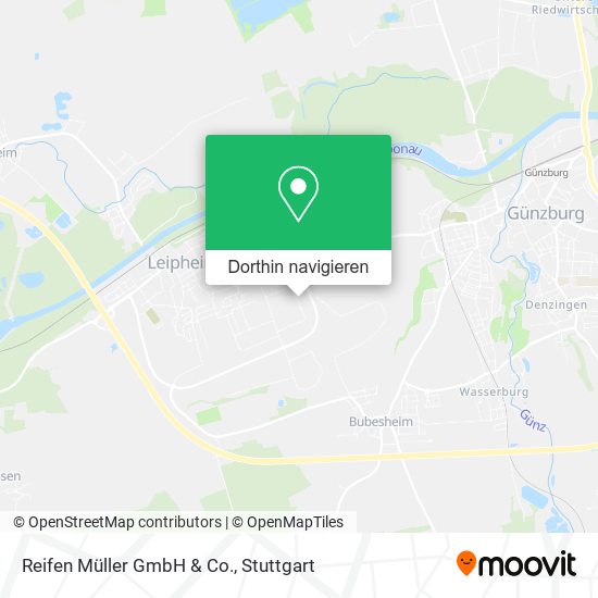 Reifen Müller GmbH & Co. Karte