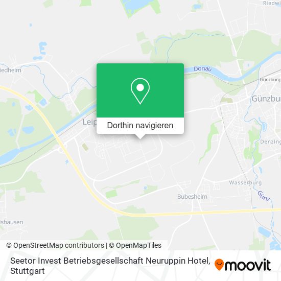 Seetor Invest Betriebsgesellschaft Neuruppin Hotel Karte