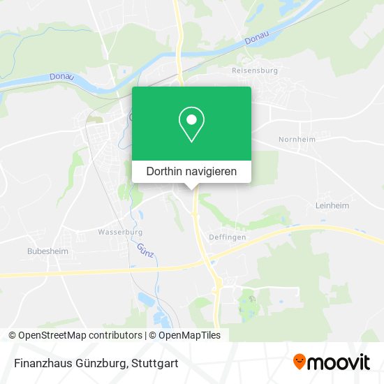 Finanzhaus Günzburg Karte