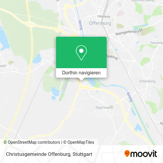 Christusgemeinde Offenburg Karte