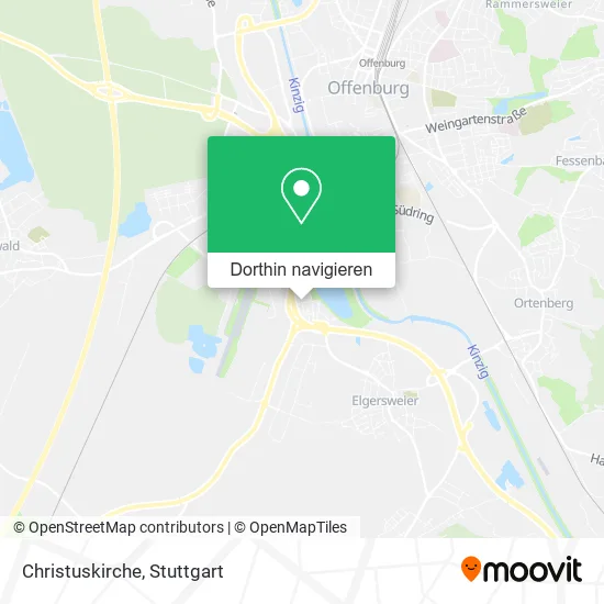 Christuskirche Karte