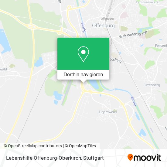 Lebenshilfe Offenburg-Oberkirch Karte