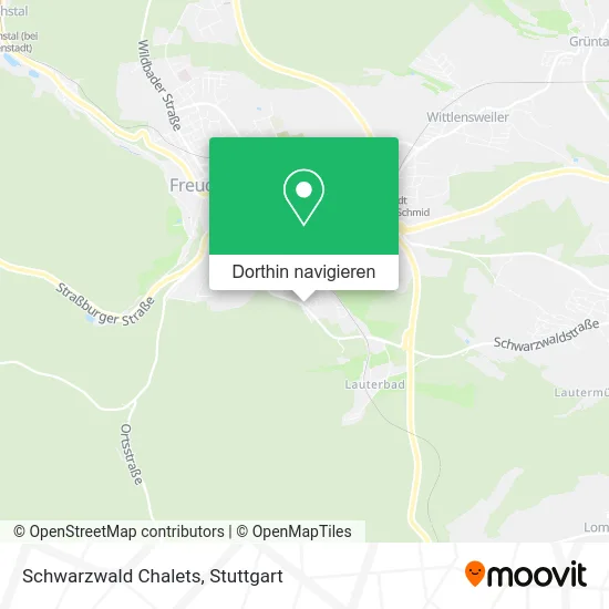 Schwarzwald Chalets Karte