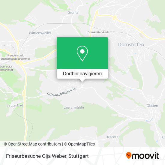 Friseurbesuche Olja Weber Karte