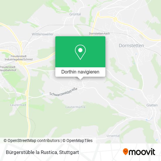 Bürgerstüble la Rustica Karte