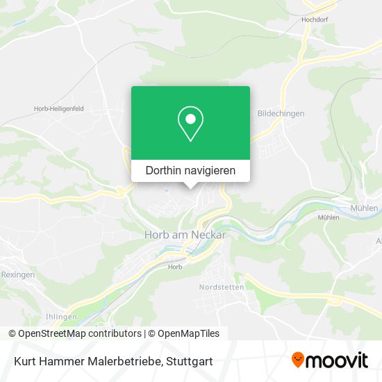 Kurt Hammer Malerbetriebe Karte