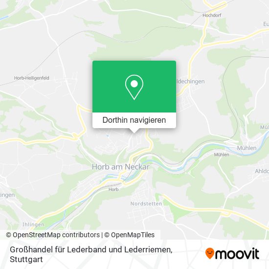 Großhandel für Lederband und Lederriemen Karte