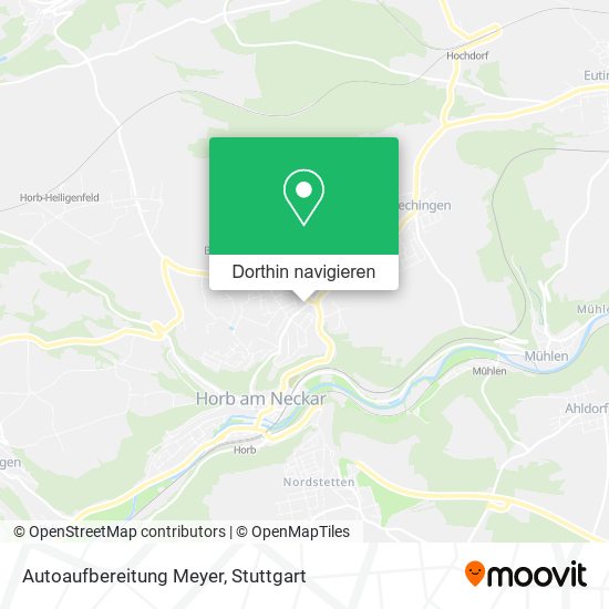 Autoaufbereitung Meyer Karte