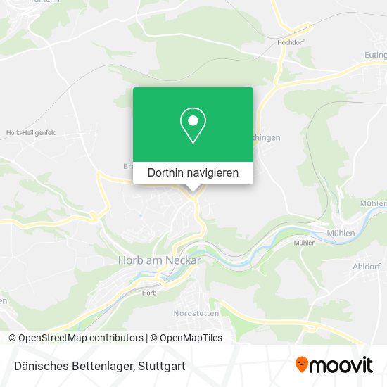 Dänisches Bettenlager Karte