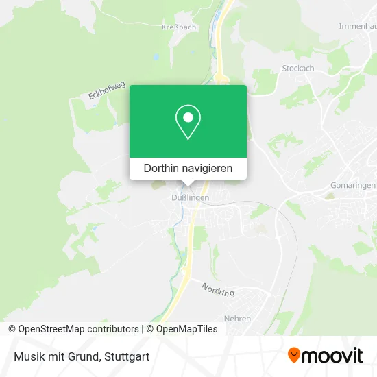 Musik mit Grund Karte