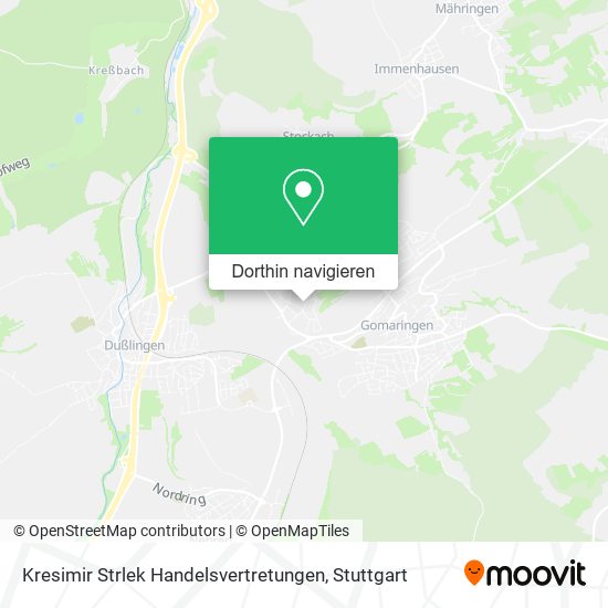 Kresimir Strlek Handelsvertretungen Karte
