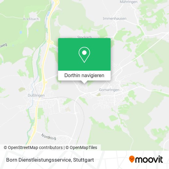 Born Dienstleistungsservice Karte