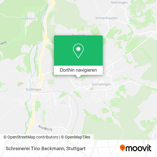 Schreinerei Tino Beckmann Karte
