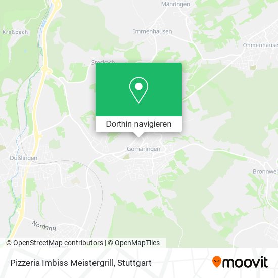 Pizzeria Imbiss Meistergrill Karte
