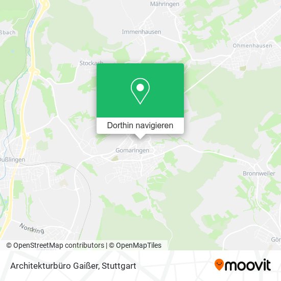 Architekturbüro Gaißer Karte