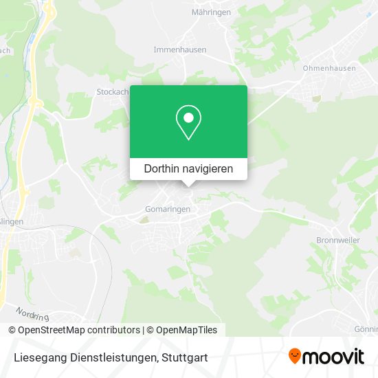 Liesegang Dienstleistungen Karte