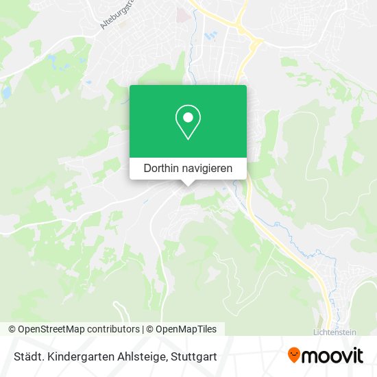 Städt. Kindergarten Ahlsteige Karte