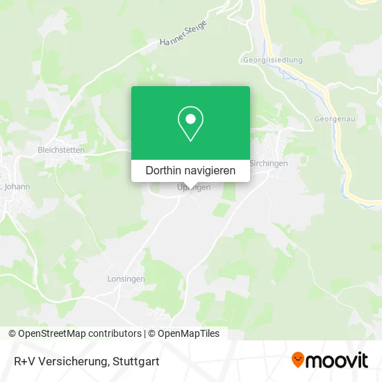 R+V Versicherung Karte