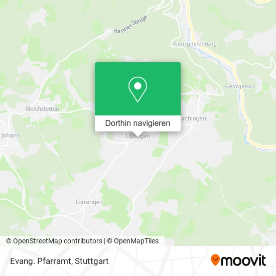 Evang. Pfarramt Karte