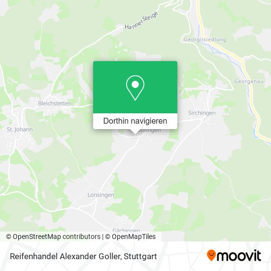 Reifenhandel Alexander Goller Karte