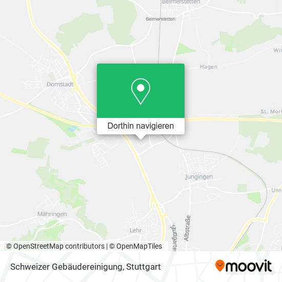 Schweizer Gebäudereinigung Karte