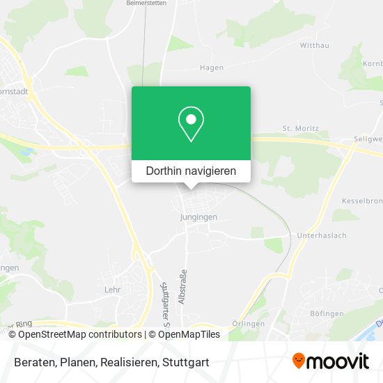 Beraten, Planen, Realisieren Karte