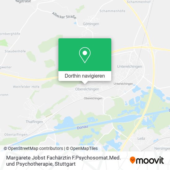 Margarete Jobst Fachärztin F.Psychosomat.Med. und Psychotherapie Karte