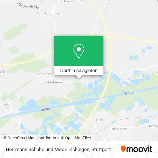Herrmann Schuhe und Mode Elchingen Karte