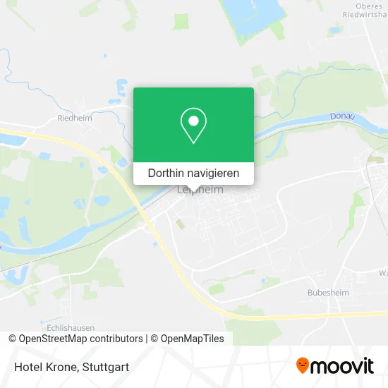 Hotel Krone Karte