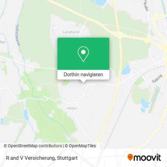 R and V Versicherung Karte