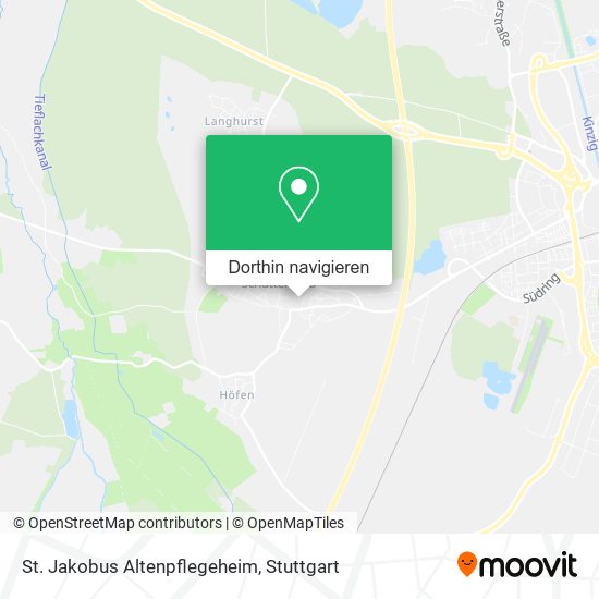 St. Jakobus Altenpflegeheim Karte
