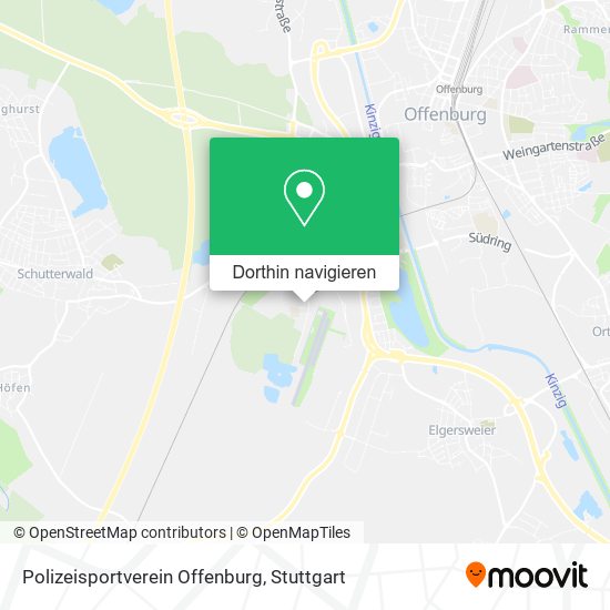 Polizeisportverein Offenburg Karte
