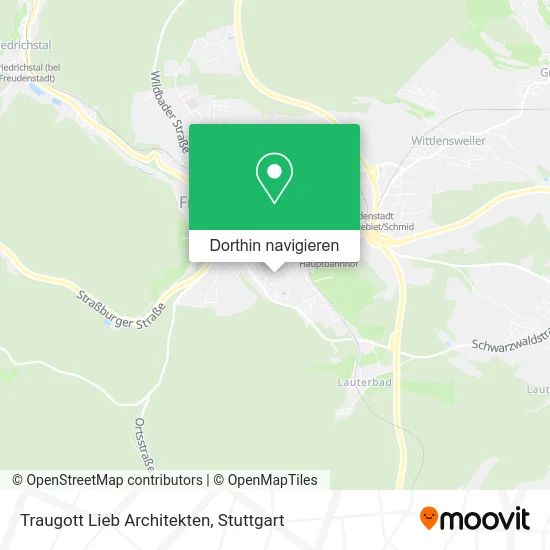 Traugott Lieb Architekten Karte