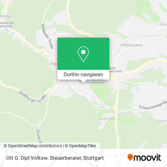 Ott G. Dipl.Volksw. Steuerberater Karte